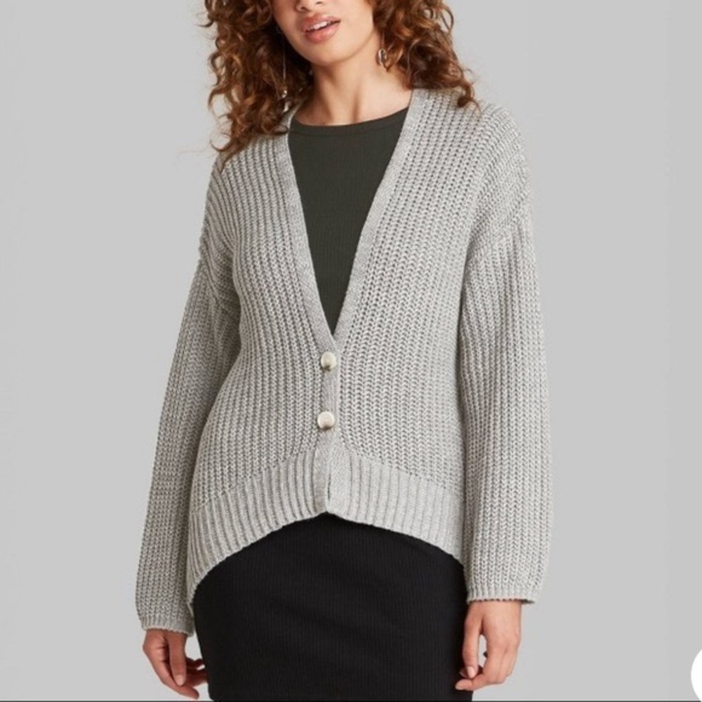 ⭐️Wild fable Women's Slouchy Cardigan‚ Gray XXL